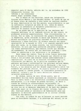
Integración forzosa : del Informe a las elecciones.


