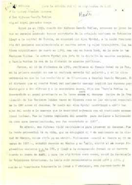 
Un hombre llamado desarme. Don Alfonso García Robles.


