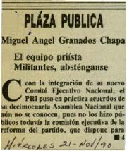 
El equipo priísta. Militantes, absténganse.


