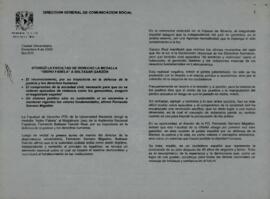 
Otorgo la Facultad de Derecho la medalla Isidro Fabela A Baltasar Garzón.


